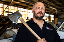 Axeman to compete after near fatal heart attack